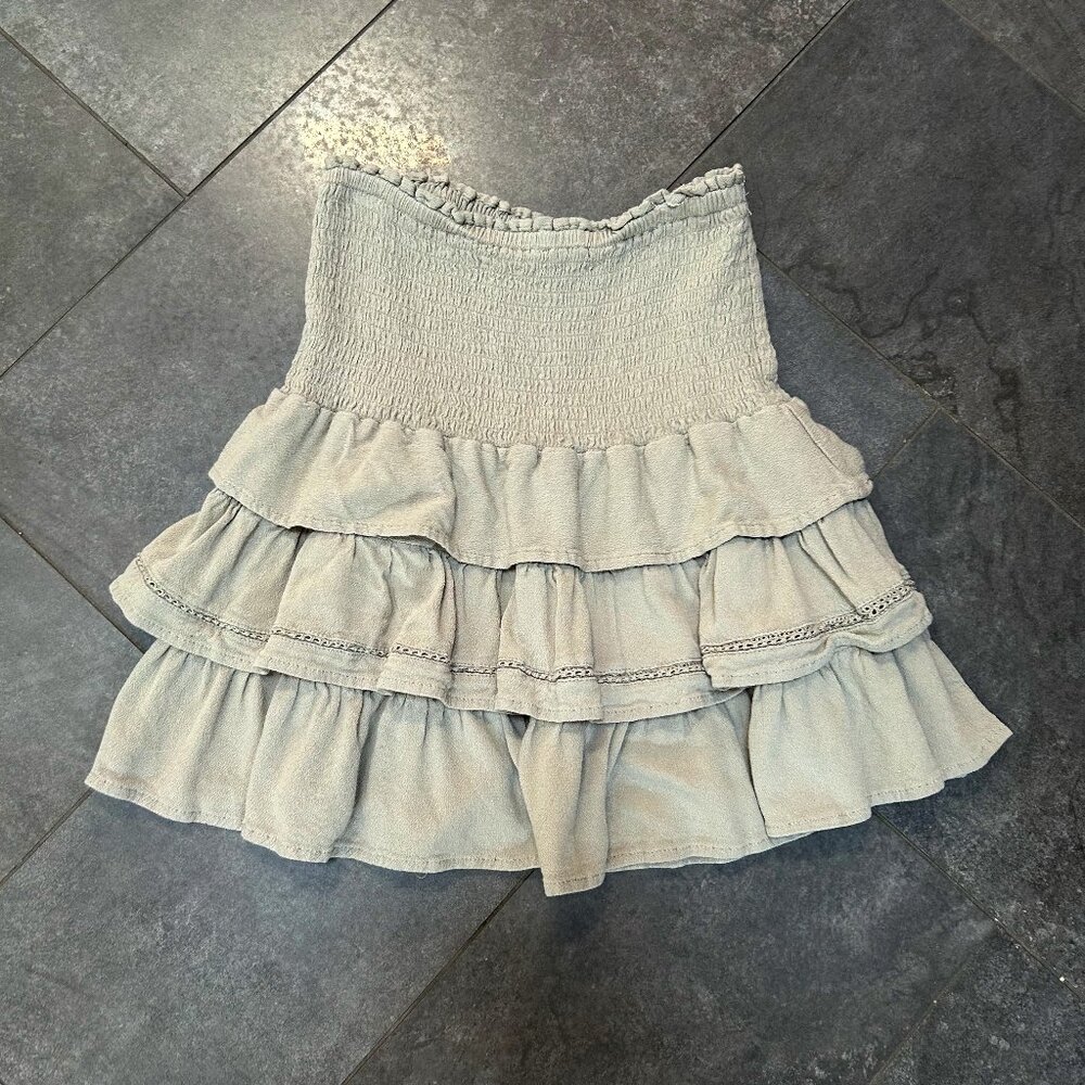 Sage Green Vintage Havana Skirt
